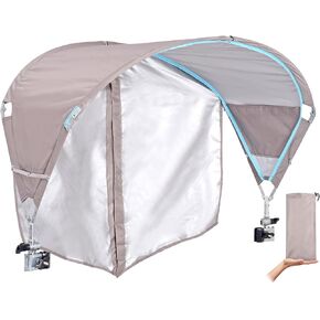 Universal Chair Umbrella, UPF 50+ Sun Shade with Adjustable Clamp Clip for Beach, Outdoor, Sports, Lawn, Zero Gravity, Wheelchair, Wagon (Patent Design) in Saudi Arabia
