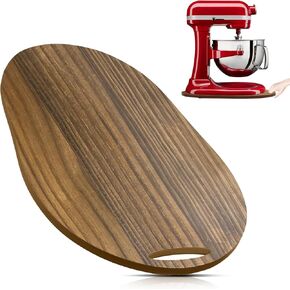Kitchen Appliance Slider Mat for Kitchen aid 5-8Qt Bowl Lift Stand Mixers, Wooden Slide Board Compatible with 5-8QT Professional Bowl-lift Stand Mixer, Under Cabinet Sliding Tray for Countertop
