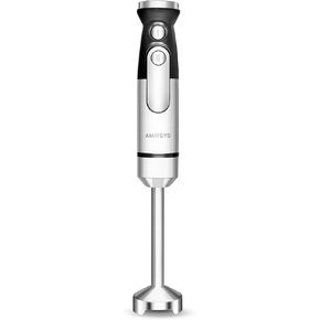 Handblender,Immersion Blender Handheld, Heavy-Duty Copper Motor, Detachable Stainless Blade Dishwasher Safe, 2 Modes with Pulse,Infinitely Variable Speed, Space-Saving Design