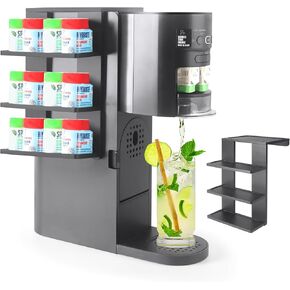 Flavor Pods Holder for Ninja Thirsti WC1001 Soda Maker, Holds 12 Pods Storage Rack for Ninja Thirsties Drink System Soda Machine Syrup Holder Accessories (Shelf Only)