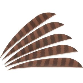 PATIKIL Shield Cut Vanes, Arrow Fletch Turkey Feather Fletch Right Wing Fletching for DIY Target Shooting