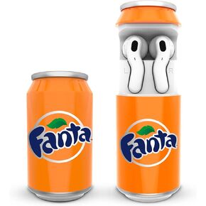 Gabba Goods Coca-Cola Can Shape Charging Case Wireless Bluetooth Earbuds with Voice Assistant Compatible, Built-In Mic, 9H Playtime, HD Stereo Sound - True Ear Buds for Apple & Android (Coca Cola)