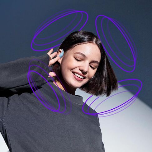 Wireless Earbuds Bluetooth Headphones, Stereo Over Ear Buds with Earhook, Wireless Sport Earphones with Charging Case,96H Long Battery Life Sweatproof Headset for Workout Running,Black in Saudi Arabia