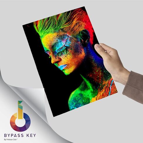 Professor Color ColorQube 8570 or ColorQube 8580 Ink Replaces 108R00930 (4 Repackaged Black OEM Inks), Bundle Includes Bypass Key for use in North American Printers - 8,800 Pages in Saudi Arabia