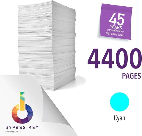 Professor Color ColorQube 8570 or ColorQube 8580 Ink Replaces 108R00930 (4 Repackaged Black OEM Inks), Bundle Includes Bypass Key for use in North American Printers - 8,800 Pages in Saudi Arabia
