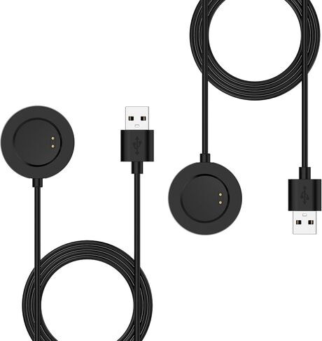 Compatible for Skg V9 Smart Watch Charger, 3.3FT USB Charging Cable Magnetic Charger Dock for Skg V9 Smartwatch (Black) in Saudi Arabia