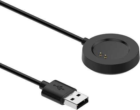 Compatible for Skg V9 Smart Watch Charger, 3.3FT USB Charging Cable Magnetic Charger Dock for Skg V9 Smartwatch (Black) in Saudi Arabia