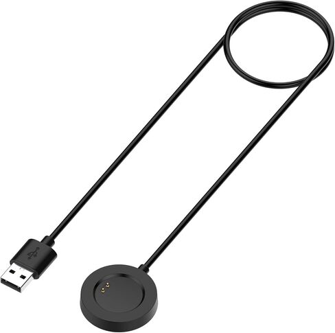 Compatible for Skg V9 Smart Watch Charger, 3.3FT USB Charging Cable Magnetic Charger Dock for Skg V9 Smartwatch (Black) in Saudi Arabia