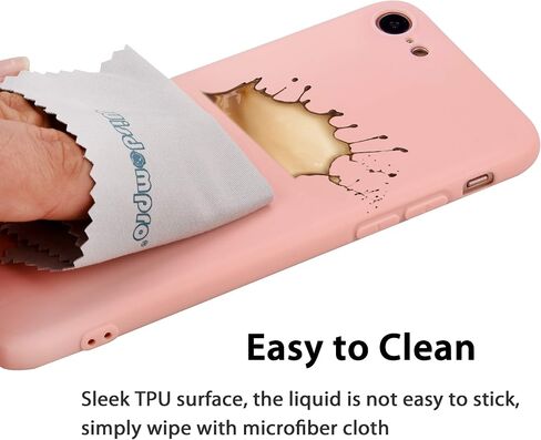 Wisdompro Case لـ iPhone SE 2022/2020 ، لـ iPhone 8 ، لـ iPhone 7 ، حزمة من 5 حزمة ملونة TPU Gel Slim Fit Cover for iPhone SE3/SE2/8/7 ) in Kuwait