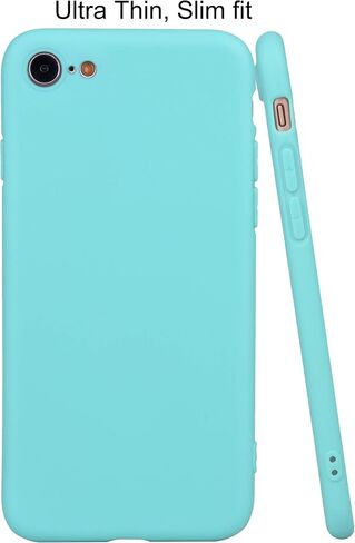 Wisdompro Case لـ iPhone SE 2022/2020 ، لـ iPhone 8 ، لـ iPhone 7 ، حزمة من 5 حزمة ملونة TPU Gel Slim Fit Cover for iPhone SE3/SE2/8/7 ) in Kuwait