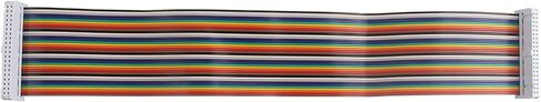 ZDE Male to Female GPIO Flat Ribbon Cable 40pin Breadboard Rainbow Jumper Wire 10cm/3.94inch Compatible with Raspberry Pi 5 4B 3 2 Model B B+ in Kuwait