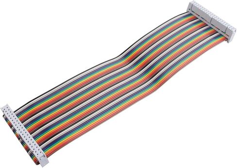 ZDE Male to Female GPIO Flat Ribbon Cable 40pin Breadboard Rainbow Jumper Wire 10cm/3.94inch Compatible with Raspberry Pi 5 4B 3 2 Model B B+ in Kuwait