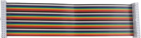 ZDE Male to Female GPIO Flat Ribbon Cable 40pin Breadboard Rainbow Jumper Wire 10cm/3.94inch Compatible with Raspberry Pi 5 4B 3 2 Model B B+ in Kuwait