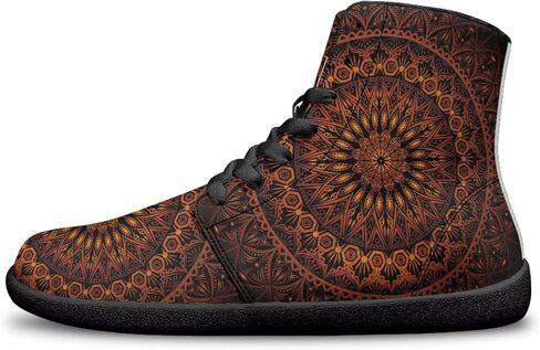 Binienty Zero Drop Sole Barefoot Men's Women's PU Leather Flat Minimalist Barefoot Sneakers Athletic Shoes Waterproof in Saudi Arabia