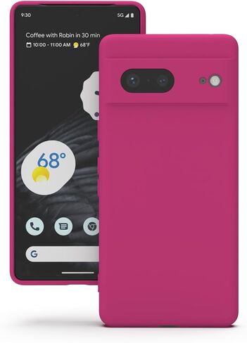 حافظة YATWIN من السيليكون لهاتف Google Pixel 8، غطاء هاتف ناعم الملمس ومقاوم للصدمات لهاتف Google Pixel 8 - أخضر داكن in Saudi Arabia