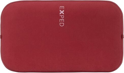 Exped Megapillow | وسادة السفر والتخييم الفخمة | الراحة القابلة للتعديل مع غطاء ناعم وقابل للغسل ، بورجوندي in Saudi Arabia