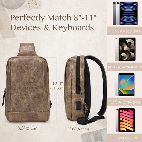 9-11 Inch Tablet Sleeve Bag Handle Carrying Case with Shoulder Strap Fits New 11-inch iPad Pro M4/iPad Air M2, iPad 10th 10.9, iPad 9/8/7th 10.2, iPad Air 5/4th 10.9, Tab S8/S9 11 in Kuwait