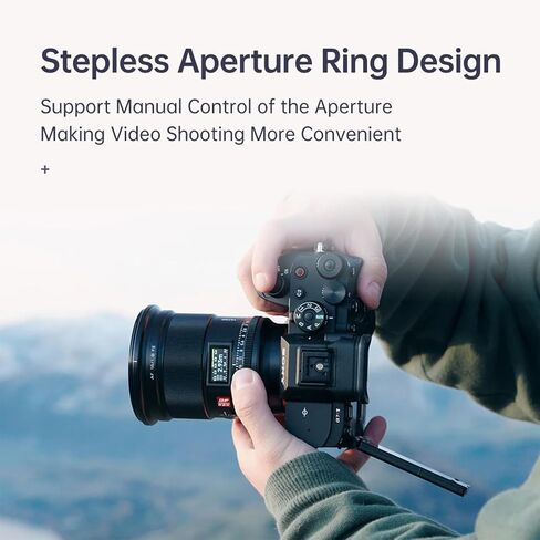 VILTROX 35mm f1.7 E, 35mm f/1.7 e-Mount APSC AF Lens for Sony e Mount, Autofocus Lens Large Aperture Prime Lens for Sony e Mount a7cr a7cii a7c a6700 zv-e100 a6600 a6400 a7iv a7iii in Saudi Arabia