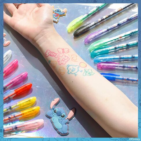 Panda 16 Piece Glitter Pen Body Art Set, Panda Themed, Glittery and Bright Colors, Ages 3 by Townley Girl in Saudi Arabia