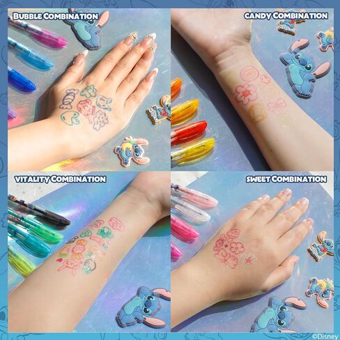 Panda 16 Piece Glitter Pen Body Art Set, Panda Themed, Glittery and Bright Colors, Ages 3 by Townley Girl in Saudi Arabia