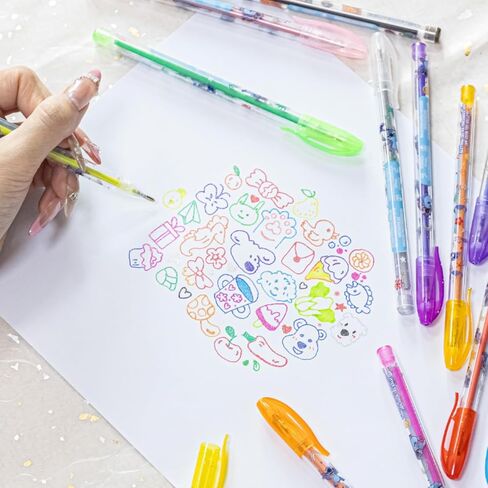 Panda 16 Piece Glitter Pen Body Art Set, Panda Themed, Glittery and Bright Colors, Ages 3 by Townley Girl in Saudi Arabia