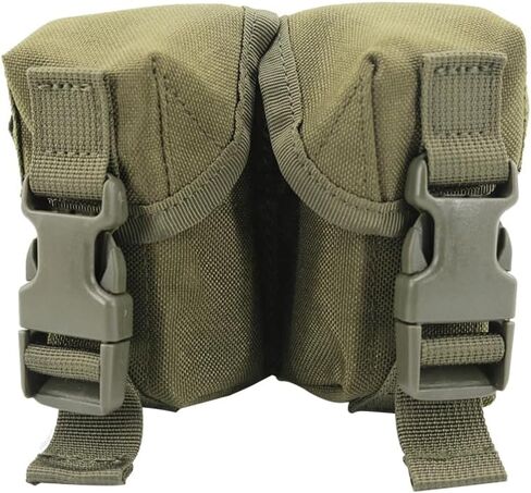 Double Grenade Pouch, Double Frag Grenade Holster, Tactical Accessory Pouches, Molle Small Tool Bag for Hunting Shooting in Saudi Arabia
