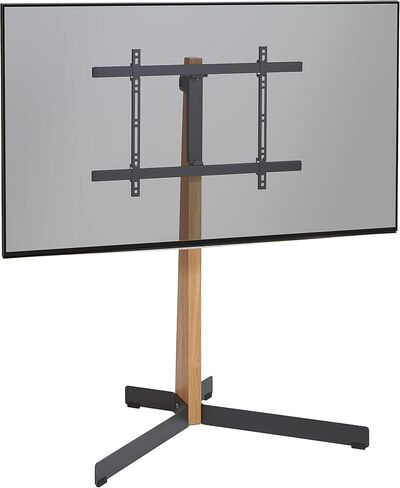 Vogel's TVS 3695 TV floorstand for 40-77 inch TVs, Max. 110 lbs (50 kg), Swivels up to 90º, Max. VESA 600x400, TV floorstand Built with Premium PEFC-Certified Oak Wood and Steel, White in Saudi Arabia