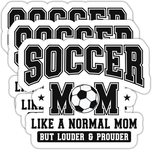 (3PCS) Soccer Heart Sticker Soccer Stickers Decals, Sport Stickers for Soccer Players, Soccer Fan, Soccer Team– Waterproof Vinyl Decal for Books Laptop Phones Tumblers Water Bottles, Size 3 x 3 Inch in Saudi Arabia