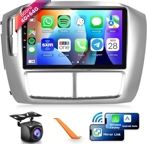 8 CORE 6G+128G Car Radio Stereo for Honda Pilot 2006 2007 2008 with Wireless CarPlay Android Auto, 9 Inch 1280 * 720P IPS Touch Screen 32-Band DSP Android 13 GPS WiFi Bluetooth Backup Camera in Saudi Arabia