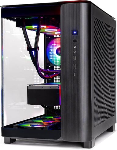 Skytech King 95 Gaming PC Desktop, Ryzen 7 9800X3D 4.7 GHz (5.2 GHz Turbo Boost), AMD RX 7800XT 16GB GDDR6, 1TB Gen4 SSD, 32GB DDR5 RAM 6000 RGB, 1000W Gold ATX 3.0 PSU, 360mm ARGB AIO, Win 11 Home in Saudi Arabia