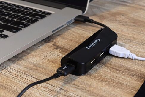 Philips USB-C Multiport Hub ، مع شاشة HDMI 4K ، 10 بت في الثانية و 2 5 جيجابت في الثانية من منافذ بيانات USB-A ، توصيل الطاقة 100 واط ، موصل متعدد الأجهزة ، للهاتف ، الكمبيوتر اللوحي أو الكمبيوتر المحمول ، الرمادي/الفضة ، SWL3303M/37 in Saudi Arabia