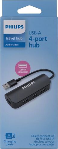 Philips USB-C Multiport Hub ، مع شاشة HDMI 4K ، 10 بت في الثانية و 2 5 جيجابت في الثانية من منافذ بيانات USB-A ، توصيل الطاقة 100 واط ، موصل متعدد الأجهزة ، للهاتف ، الكمبيوتر اللوحي أو الكمبيوتر المحمول ، الرمادي/الفضة ، SWL3303M/37 in Saudi Arabia