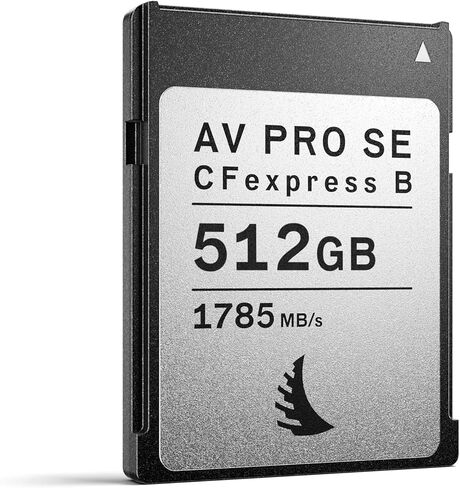 Angelbird AV PRO SE CFexpress B v4 1 TB - CFexpress 4.0 Type B Memory Card - Largest Capacity and Ultra High-Speed - up to 12 K+ RAW Video and Photo in Kuwait