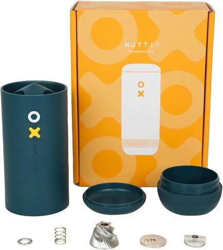 Burr Coffee Grinder – Electric, Portable, Small, Quiet Adjustable Conical Burr Coffee Bean Mill, 20 Grind Settings for Espresso, Pour-Over, French Press Moka, A TIMEMORE Brand (Matte Black) in Kuwait