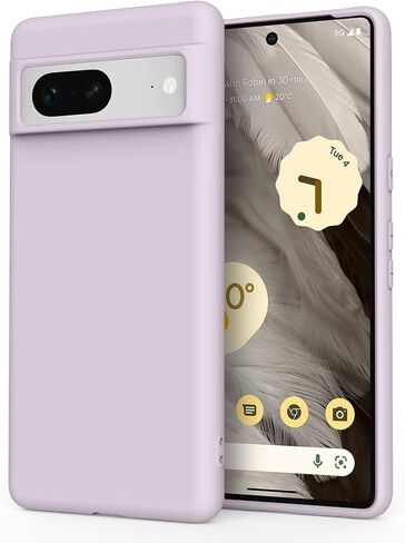 AMZPAS لـ Google Pixel 8 Case ، غطاء الهاتف الناعم الناعم الناعم النحيف المضاد للخلع من Google Pixel 8 Case 6.2 بوصة ، Blackcurrant in Kuwait