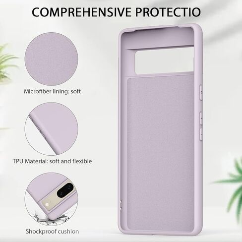 AMZPAS لـ Google Pixel 8 Case ، غطاء الهاتف الناعم الناعم الناعم النحيف المضاد للخلع من Google Pixel 8 Case 6.2 بوصة ، Blackcurrant in Kuwait