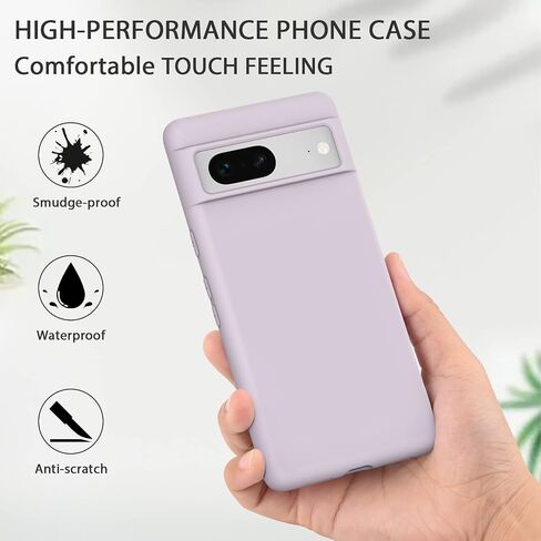 AMZPAS لـ Google Pixel 8 Case ، غطاء الهاتف الناعم الناعم الناعم النحيف المضاد للخلع من Google Pixel 8 Case 6.2 بوصة ، Blackcurrant in Kuwait