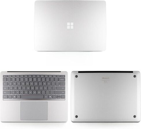 IMMOENUC Sticker Skin Decal for 2024 Microsoft Surface Laptop (7th Edition) 15 inch Model 2037 Laptop Full Body ADC Three Sided Wrap Anti-Scratch Vinyl Protective Cover (Frosted Transparent) in Kuwait
