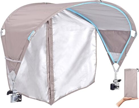 Universal Chair Umbrella, UPF 50+ Sun Shade with Adjustable Clamp Clip for Beach, Outdoor, Sports, Lawn, Zero Gravity, Wheelchair, Wagon (Patent Design) in Saudi Arabia