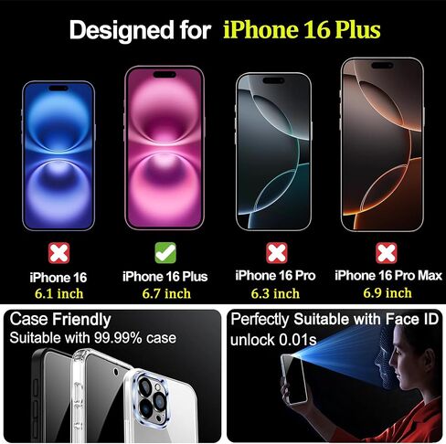 2 حزمة لهاتف iPhone 16 Pro Max واقي شاشة للخصوصية 25 درجة مضاد للتجسس من الزجاج المقسى متدرج ملون ومضاد للظهور ومضاد للضوء الأزرق إطار سهل التركيب تغطية كاملة مضادة للخدش 6.9 بوصة in Saudi Arabia