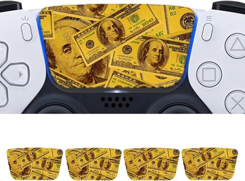 Touchpad Skin for PS5 Controller TouchPad Add Protection, Improved Texture (Warnning) in Kuwait