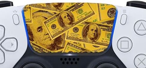 Touchpad Skin for PS5 Controller TouchPad Add Protection, Improved Texture (Warnning) in Kuwait