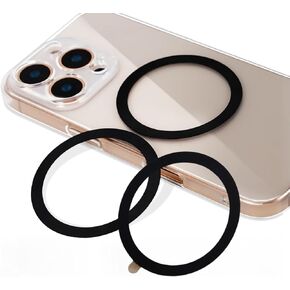 6Black for MagSafe Ring Sticker,Universal Metal Ring Compatible with MagSafe Accessories,for iPhone/Samsung/Google Phone Case,Work with Magnetic Wireless Charger/Wallet/Car Mount/Ring Holder in Kuwait