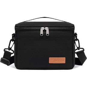 TuErcao 6 Can Mini Soft Cooler Bag for Beach Camping Travel Picnic Road Trip Leakproof Small Ice Chest, Insulated Cooler Lunch Box for Men Work
