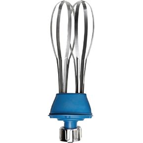 Commercial Electric Immersion Blender Hand held 6 Inch Removable Shaft, 6-Gallon capacity with single high speed (Whisk Attachment Only) - 220W and 270W Compatible