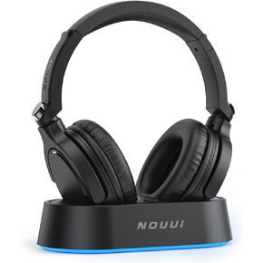 Wireless Headphones for TV Watching, TV Headphones Wireless for Seniors with Multi-Function Transmitter Charging Base, 65hrs Worktime Bluetooth Headset, No Audio Delay, Gifts for Parents & Elderly