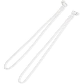 2pcs Controller Strap for Meta Quest 2, White Replacement Wrist Straps Adjustable Hand Straps Easy Attach Wrist Lanyards for Oculus Controller Accessories