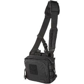 5.11 Tactical Sling Ammo Bag, 2-Banger Pistol Case Crossbody Shoulder Pack, Double Tap, Style 56180ABR