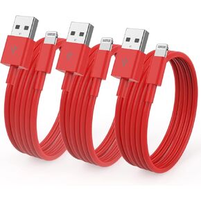 [Apple MFI Certification] iPhone Charger 3ft ، Lightning to USB 3 أقدام ، سلك شحن Apple سريع 3 قدم لـ iPhone 14 Pro Max/13 Pro Max/12 Mini/11 Pro/11/XS/XR/8/7/6S/6/5S/IPAD/AIR.