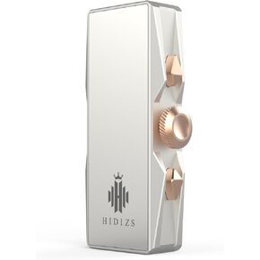 Hidizs S8 Pro Robin Portable Dongle DAC, USB C DAC, SE 3.5mm, BAL 4.4mm, Dual 32-bit DAC Chip, Volume Control, Type-C Cable, USB-A to Type-C, Support Windows Mac Android iOS System, Silver